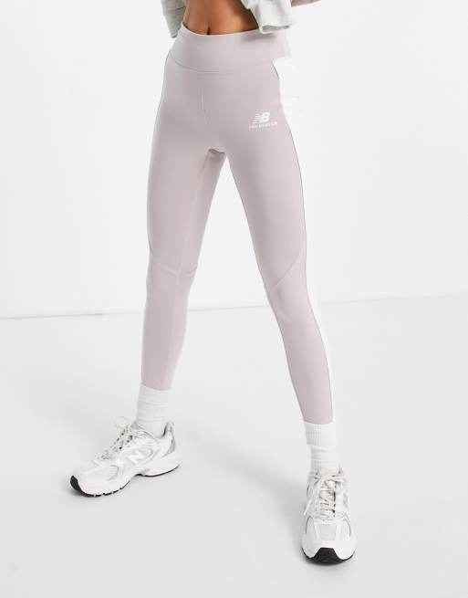 New Balance piping legging in lilac, 2 of 4