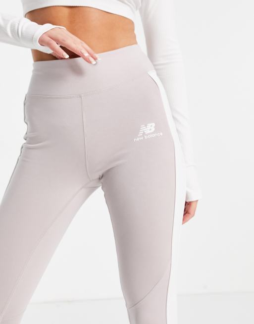 New Balance piping leggings in lilac, 3 of 4