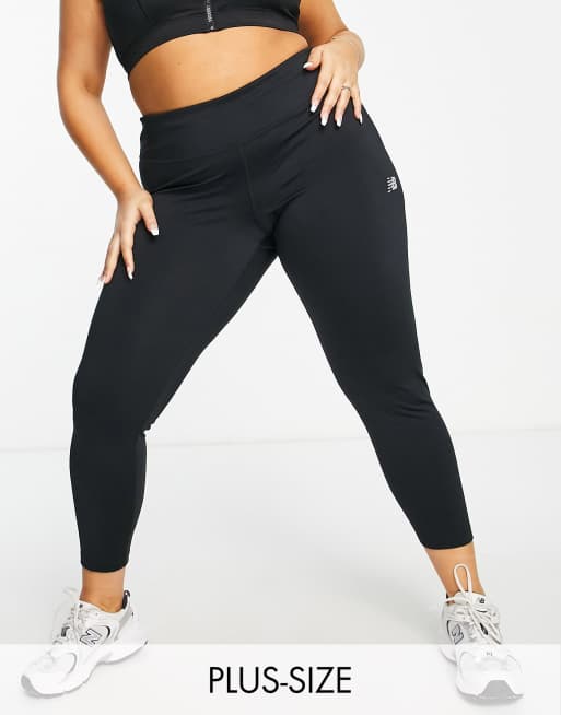 New Balance Plus Running Accelerate leggings in black | ASOS