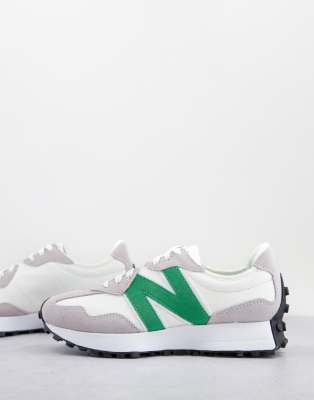 New Balance premium 327 trainers and green - Asos UK | StyleSearch