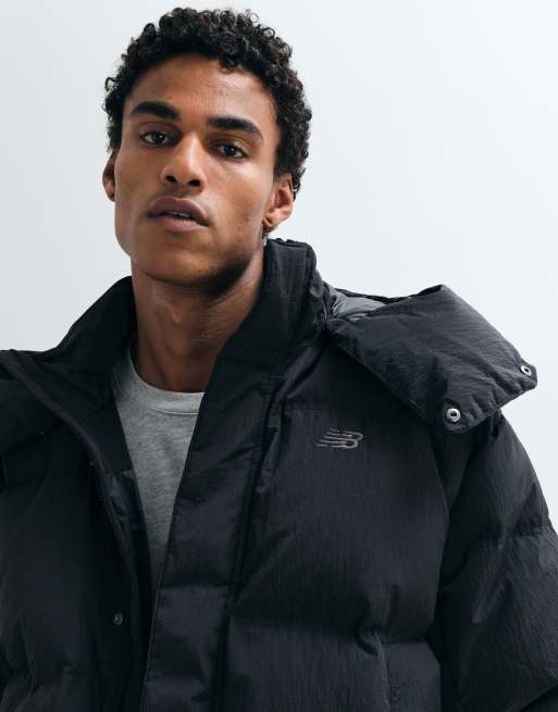New Balance Premium Pufferjacke in Schwarz, 4 von 5