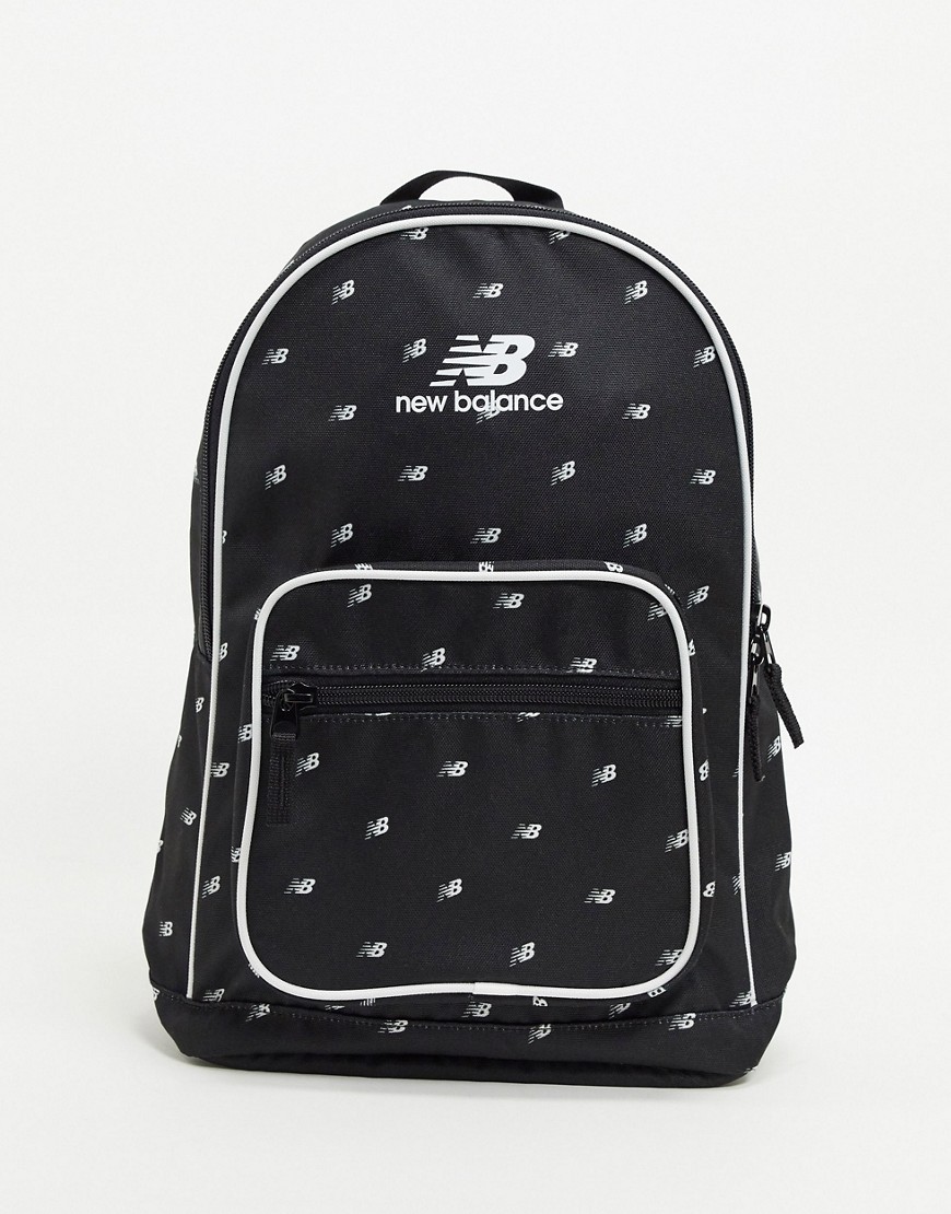 New Balance printed classic backpack in black