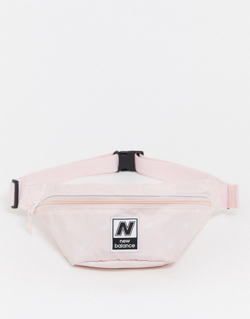 New Balance printed classic waistbag in beige