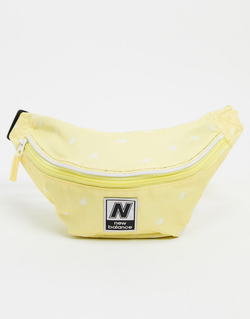 New Balance Printed Classic waistbag in sun glow-Yellow