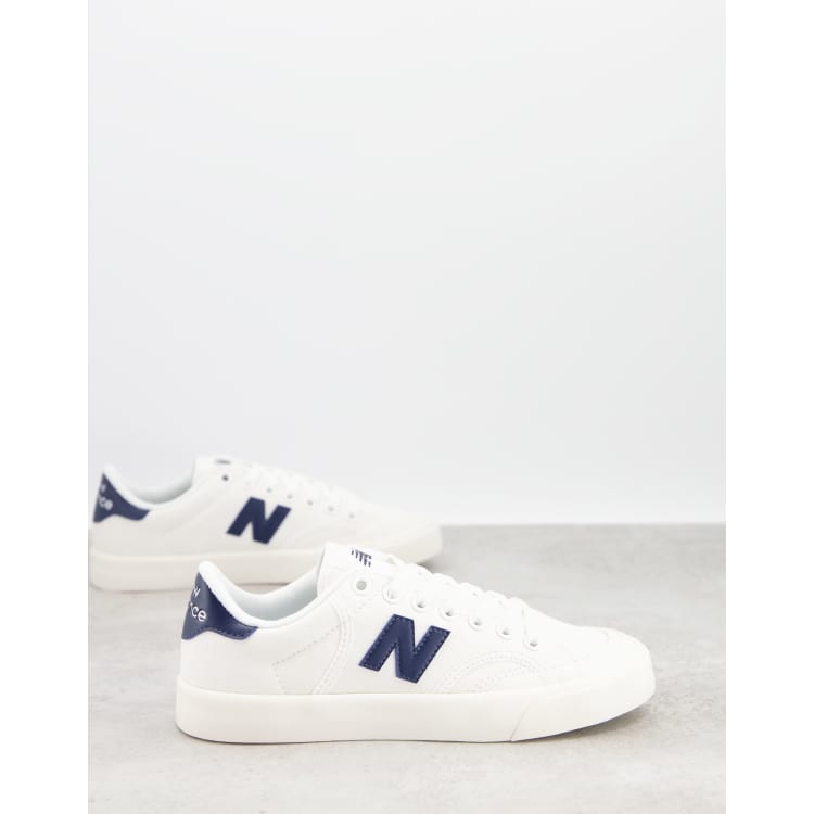 New Balance Pro Court Cup trainers in white and black ASOS