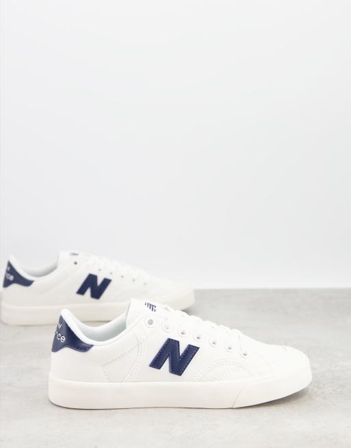 New Balance Pro Court Cup trainers in white and black