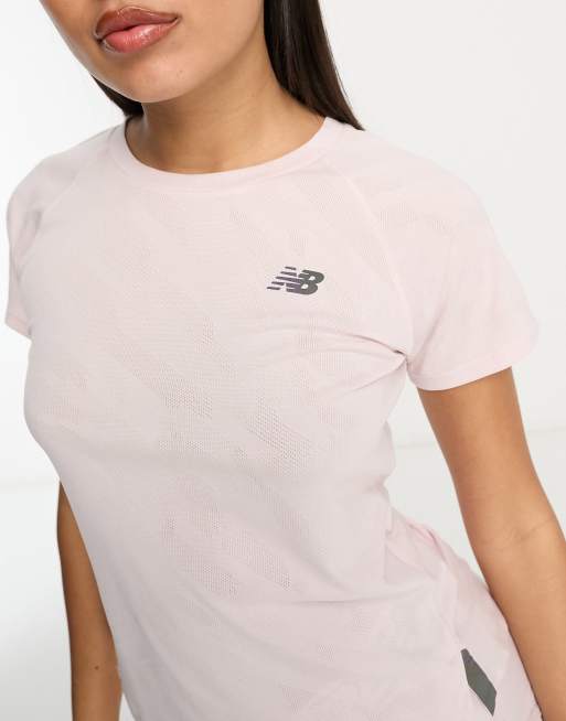 New Balance - Q Speed - T-shirt jacquard a maniche corte viola