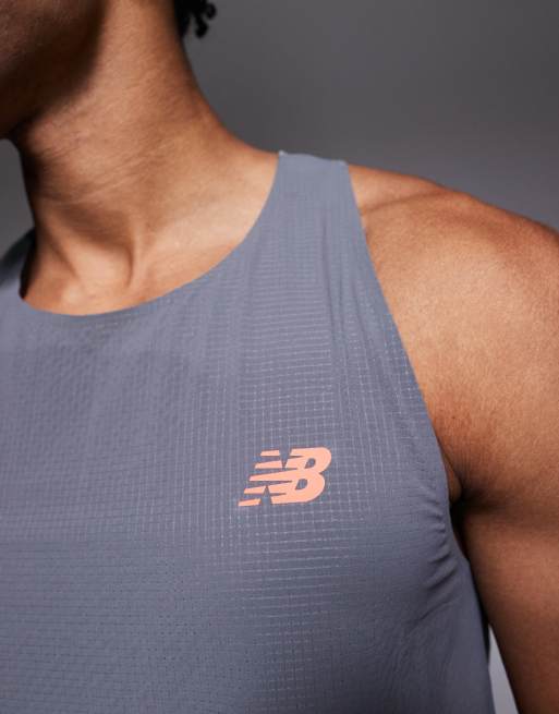 New Balance - Race Day - Débardeur ultra-léger - Gris, 5 de 5