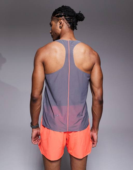 New Balance - Race Day - Ultralichte tanktop in grijs, 3 van 5