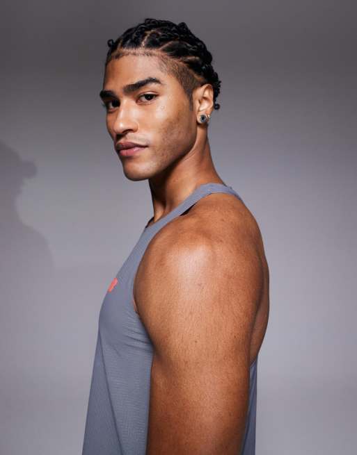 New Balance - Race Day - Ultralichte tanktop in grijs, 4 van 5