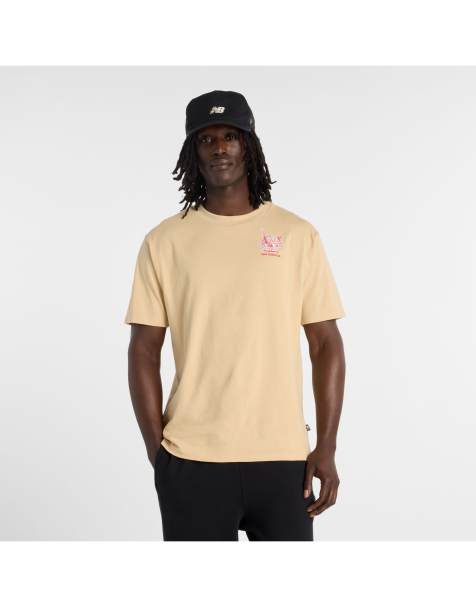 New Balance - Ramen - T-shirt color sesamo tostato - view 1