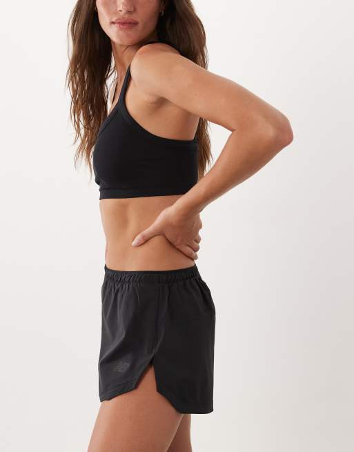 New Balance RC 3 inch running short in black, 5 of 5