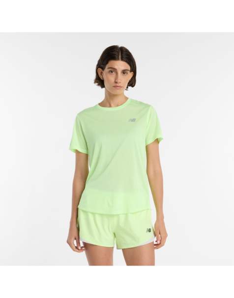 New Balance – Rc – Basic-T-Shirt in Afterglow Heather - view 1