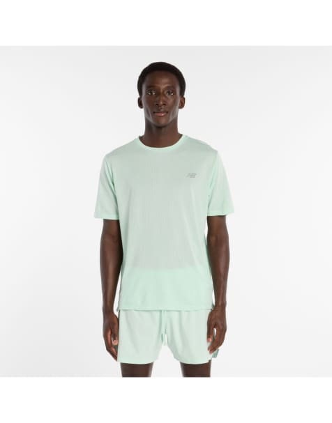 New Balance - RC - Camiseta color jade cósmico jaspeado básica - view 1