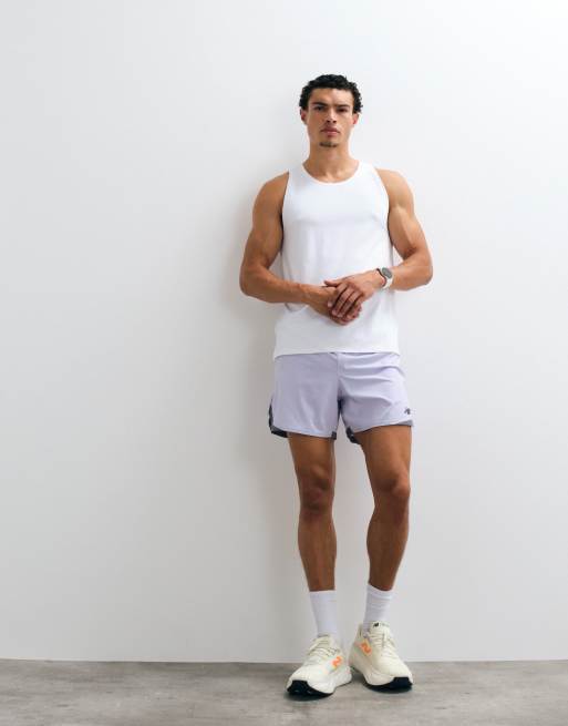 New Balance RC Essential 5-Inch-Shorts in Flieder, 4 von 5