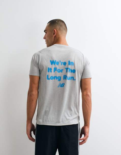 New Balance - RC Essential Athletic - T-shirt grigia con grafica - view 1