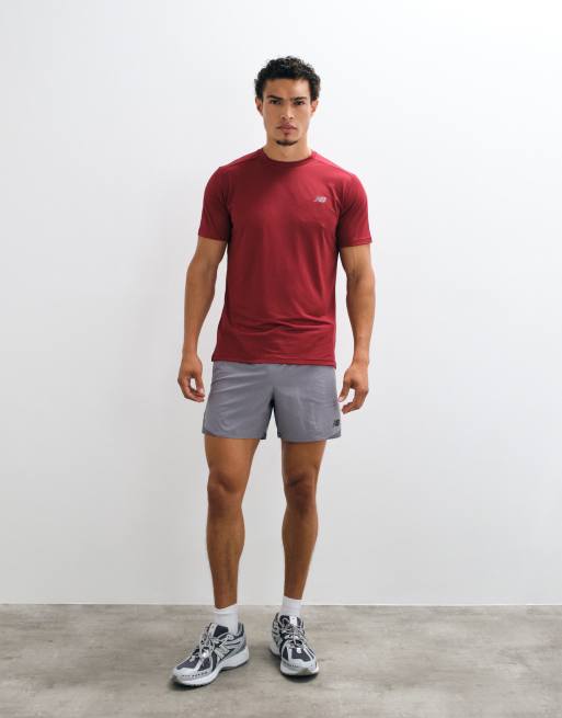 New Balance RC essential shorts 5 inch grigi, 2 di 5