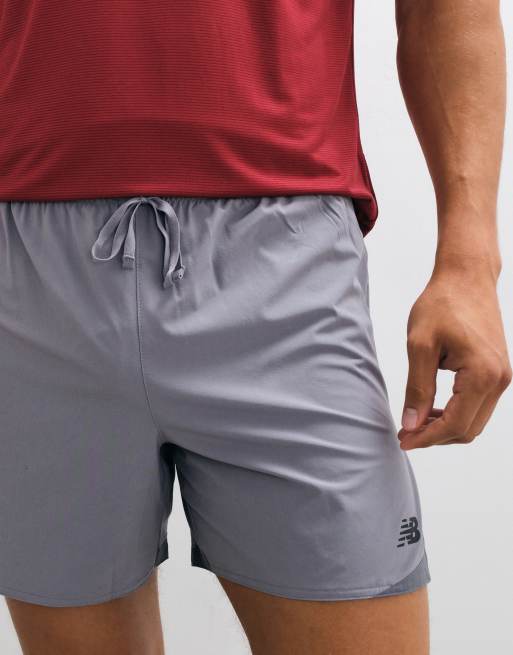 New Balance RC essential shorts 5 inch grigi, 3 di 5