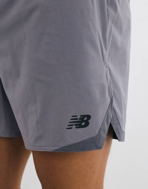 New Balance RC essential szorty 5 inch w kolorze szarym, 4 z 5