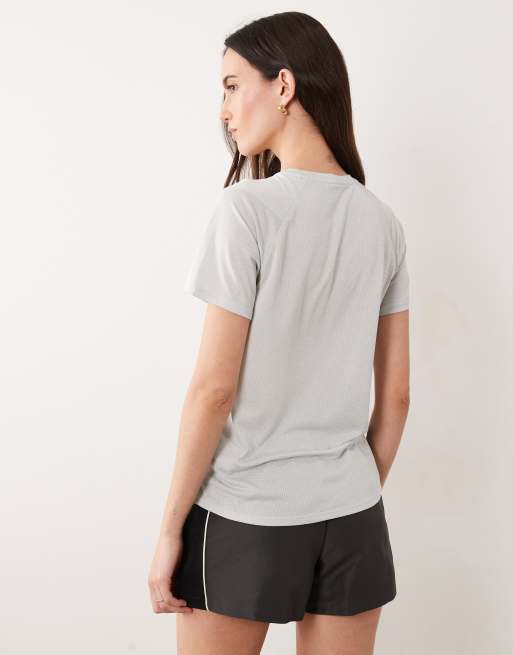 New Balance - Rc Essential - T-shirt color cenere mélange, 3 di 4
