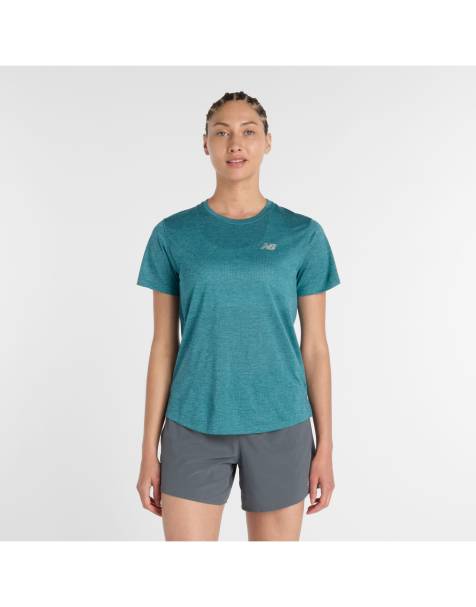 New Balance Rc essential t-shirt in big teal heather - view 1