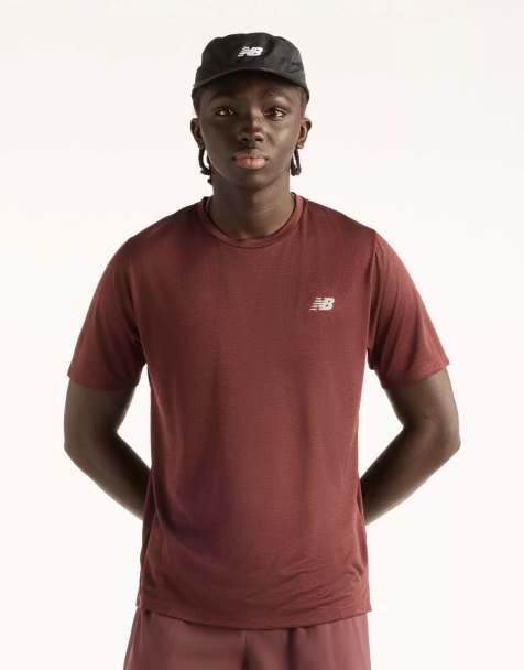 New Balance Rc Essential-T-Shirt in Cherry Leather - view 1
