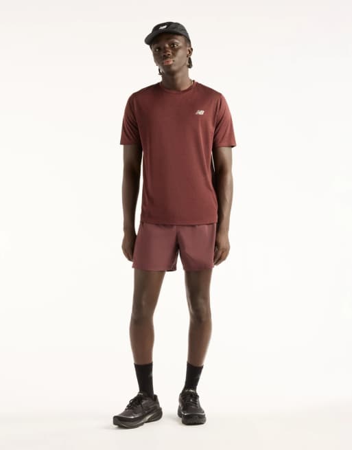 New Balance Rc Essential-T-Shirt in Cherry Leather, 3 von 5