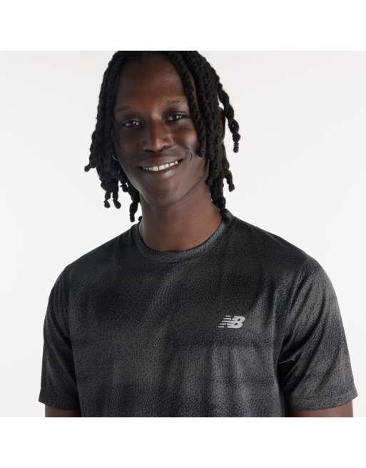 New Balance - Rc Essential - T-shirt met print in zwart, 3 van 4