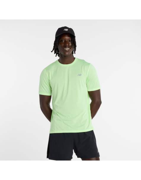 New Balance - RC Essential - T-shirt - Vert afterglow chiné - view 1
