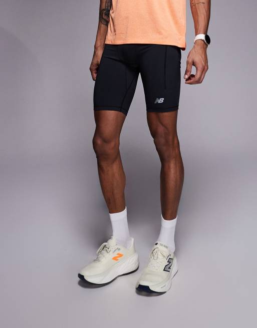 New Balance - RC - Halve legging van 9" met zak in zwart, 2 van 5