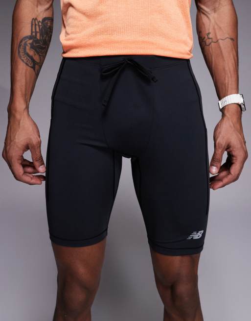 New Balance - RC - Halve legging van 9" met zak in zwart, 4 van 5