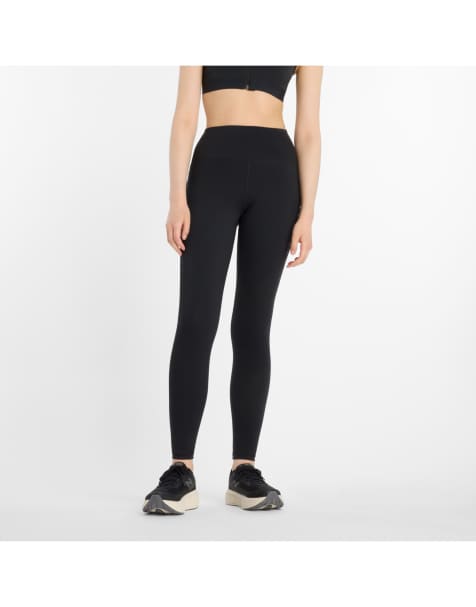 New Balance Rc reflective heat high rise legging 27" in black - view 1