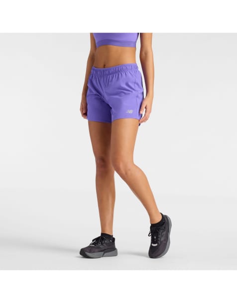 New Balance Rc short 5" in electric purple - view 1