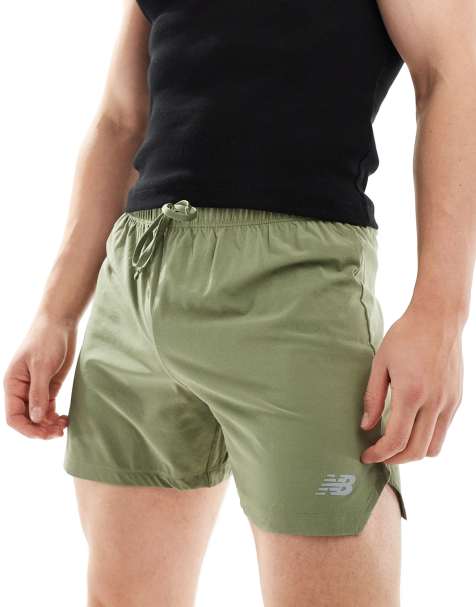 New Balance Rc short 5" in green - view 1