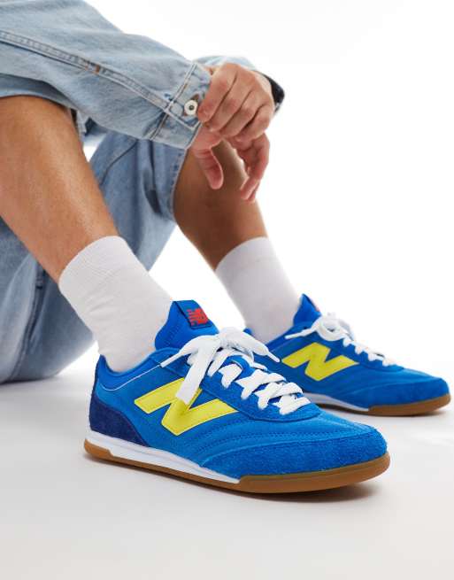 Navy and yellow new balance best sale