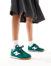 New Balance RC42 rubber sole sneakers in white and brown - Exclusive to ASOS