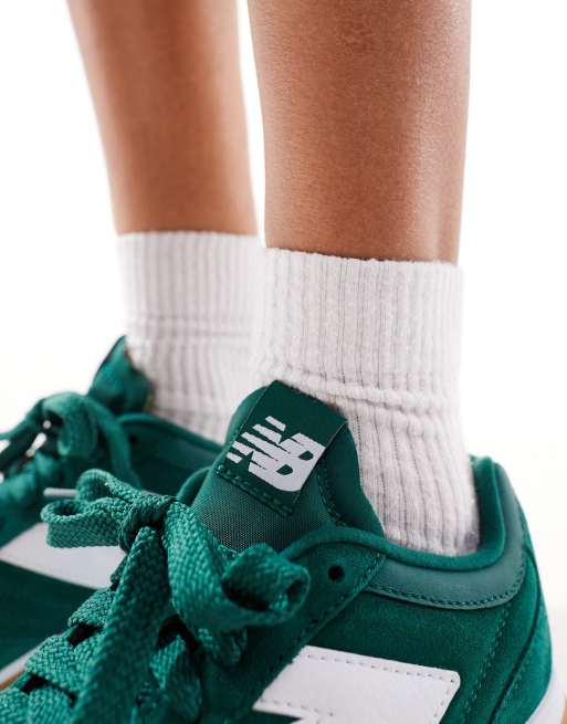 New Balance RC42 gum sole sneakers in green and white | ASOS