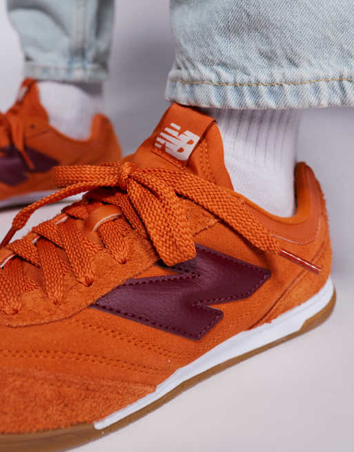 New Balance RC42 gum sole sneakers in orange and purple | ASOS