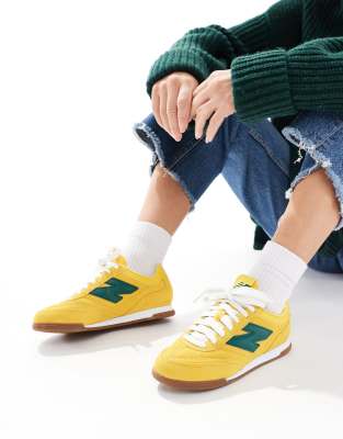 New Balance RC42 in yellow and green - exclusive to ASOS