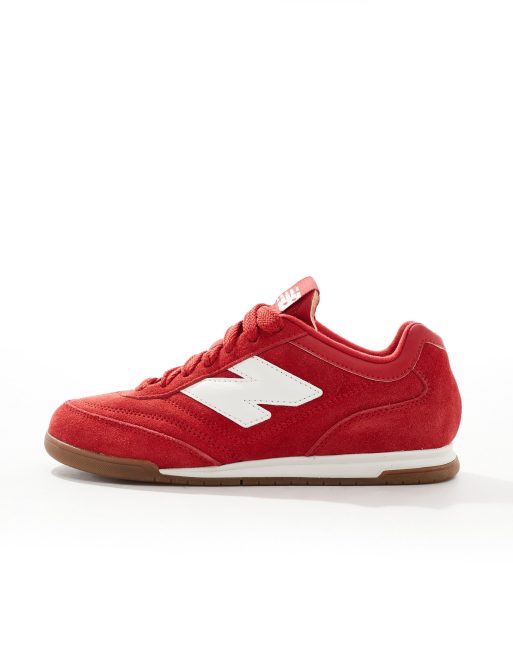 New Balance RC42 rubber sole sneakers in red and white Exclusive to ASOS ASOS