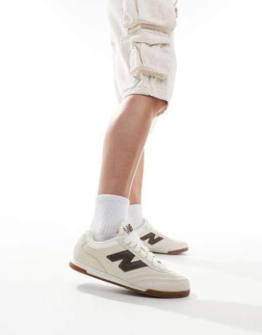 New Balance RC42 sneakers in off white and brown - exclusive to ASOS