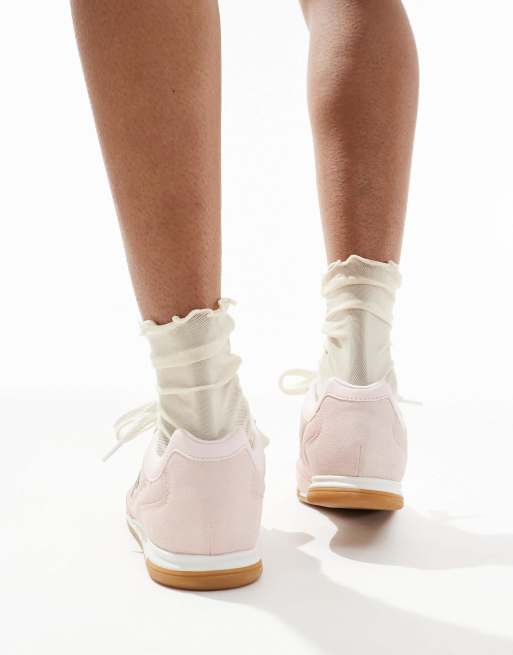 New Balance RC42 sneakers in pink and brown detail with gumsole - Exclusive to ASOS