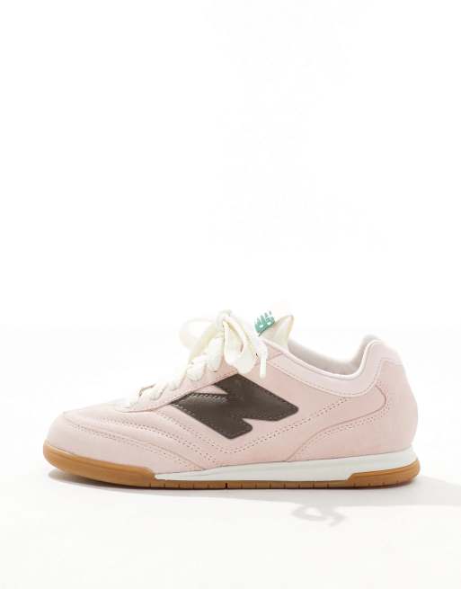 New Balance RC42 sneakers in pink and brown detail with gumsole - Exclusive to ASOS