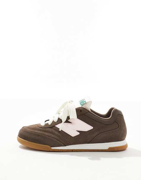 New Balance - RC42 - Sneakers met rubberen zool in bruin en roze, exclusief bij ASOS - view 1