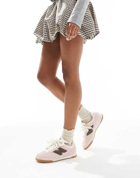 New Balance RC42 trainers in pink and brown with gumsole - exclusive to ASOS - view 1