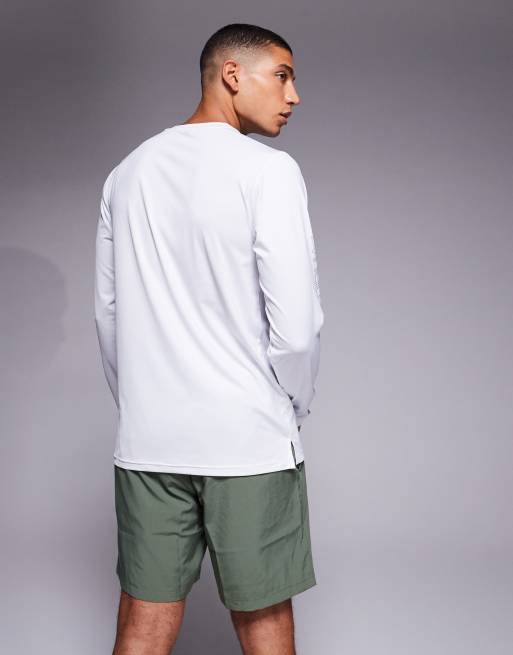 New Balance - Reflecterend T-shirt met lange mouwen in wit, 3 van 5
