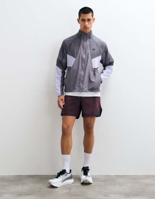 New Balance Reflective rc jacket in off-line grey, 4 of 5