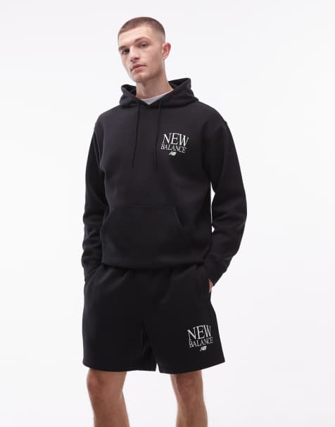 New Balance – Reimagined – Czarne polarowe szorty o długości 7" - view 1