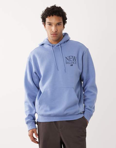 New Balance - Reimagined - Felpa con cappuccio in pile blu - view 1