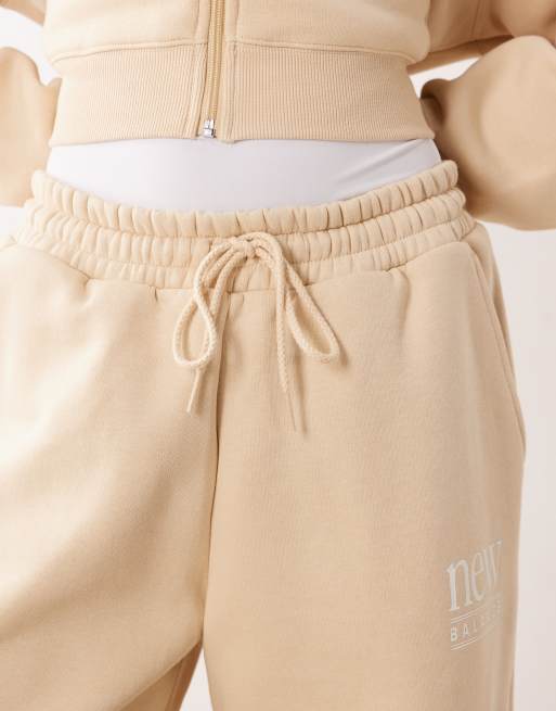 New Balance - Reimagined - Fleece broek in bruin, 5 van 5